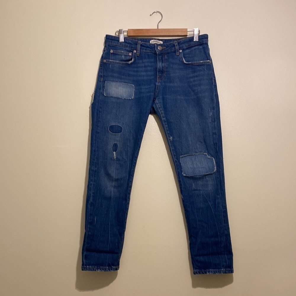 Zara ankle denim jeans. Size 6 Premuim Denim Collection